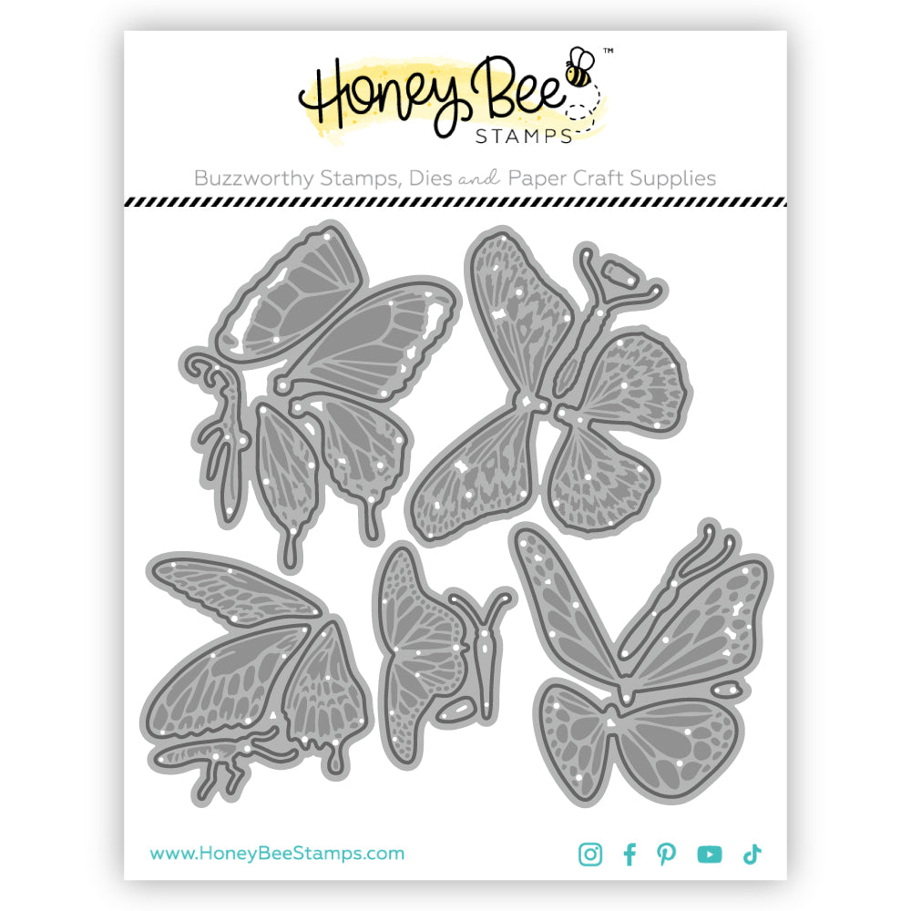 Honey Bee Stamps Lovely Layers: Butterflies Honey Cuts