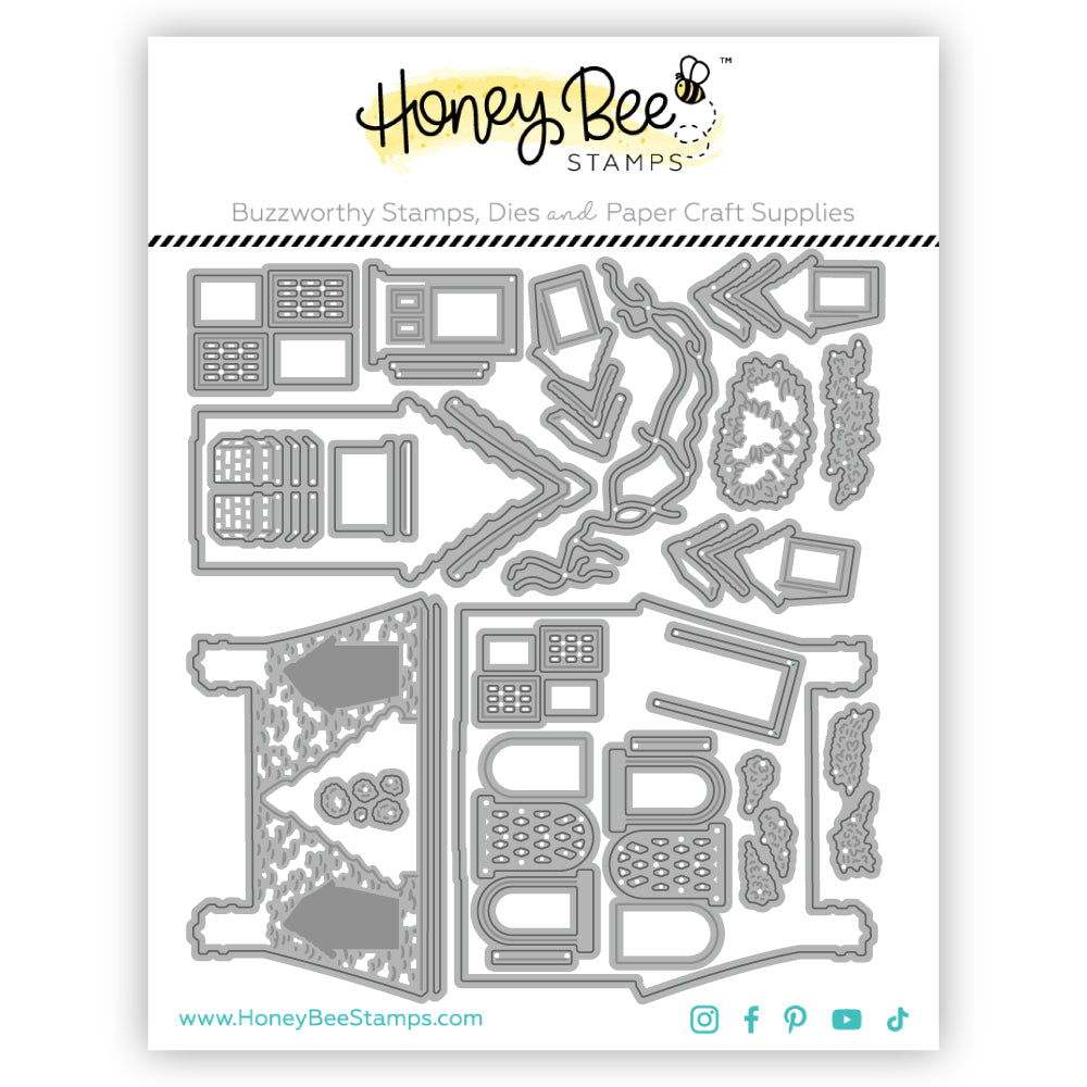 Honey Bee Stamps Lovely Layers: Cottage Honey Cuts