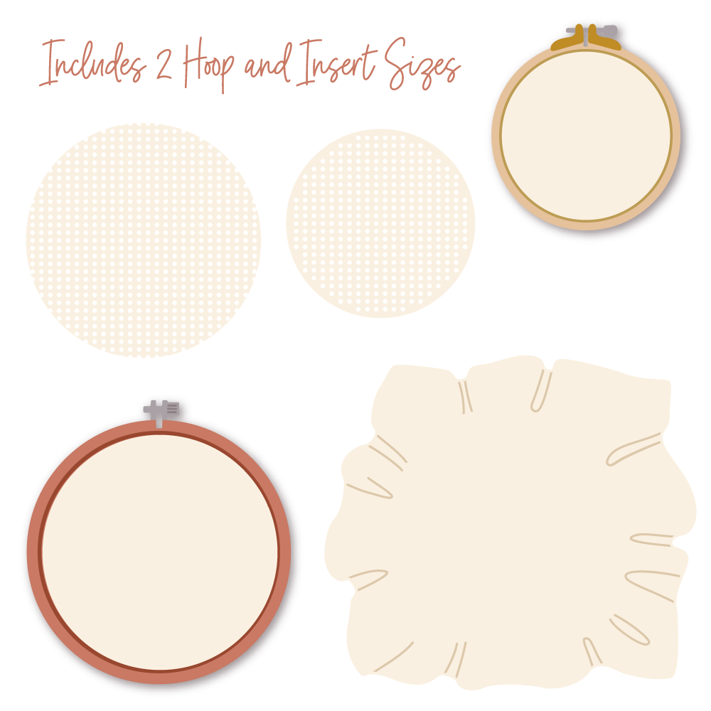 Honey Bee Stamps Lovely Layers: Circle Embroidery Hoop - Honey Cuts