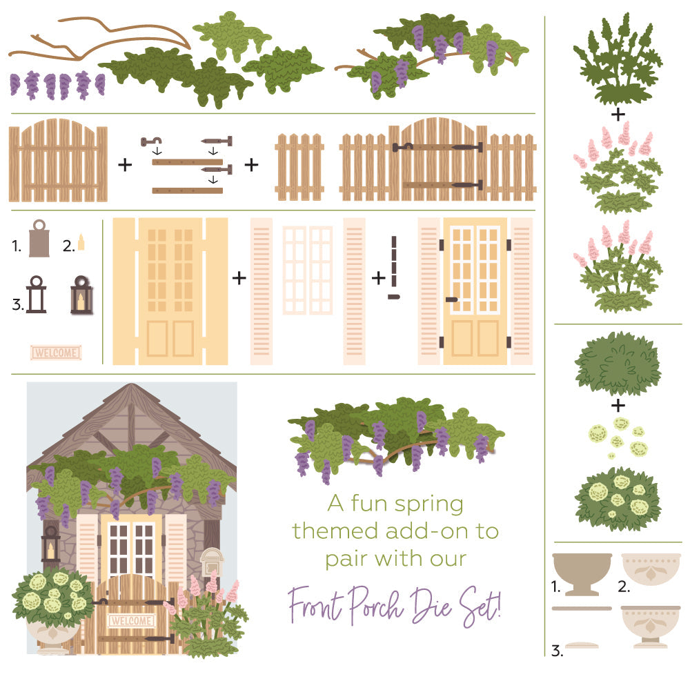Honey Bee Lovely Layers: Front Porch Spring Add-On - Honey Cuts