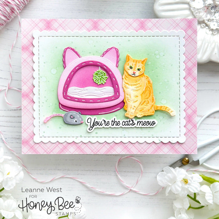 Honey Bee Stamps Lovely Layers: Cat Bed - Honey Cuts