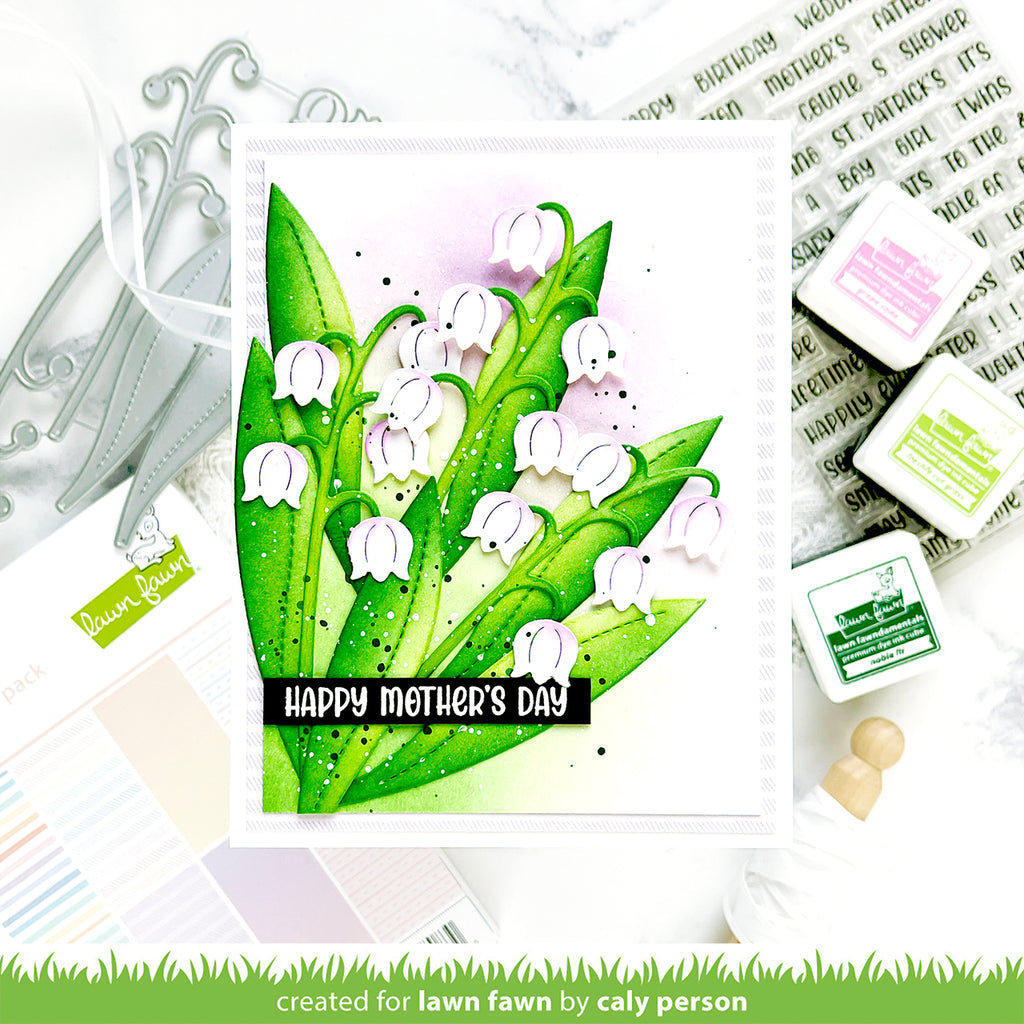 Lawn Fawn Lovely Lily of the Valley Die Set