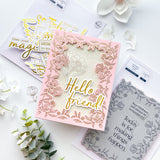 Pinkfresh Studio Making Things Happen Stamp, Die, Stencil & Press Plate Bundle