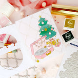 Pinkfresh Studio Interlaced Quatrefoil press plate