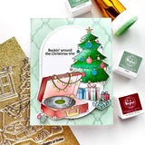Pinkfresh Studio Interlaced Quatrefoil press plate