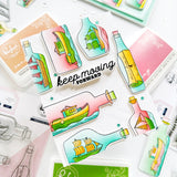 Pinkfresh Studio Message in a Bottle stamp