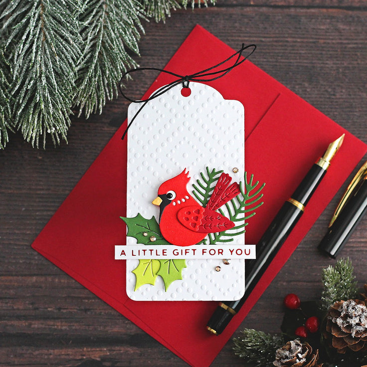Spellbinders Dazzling Dots Embossing Folder - Celebrate the Season Collection