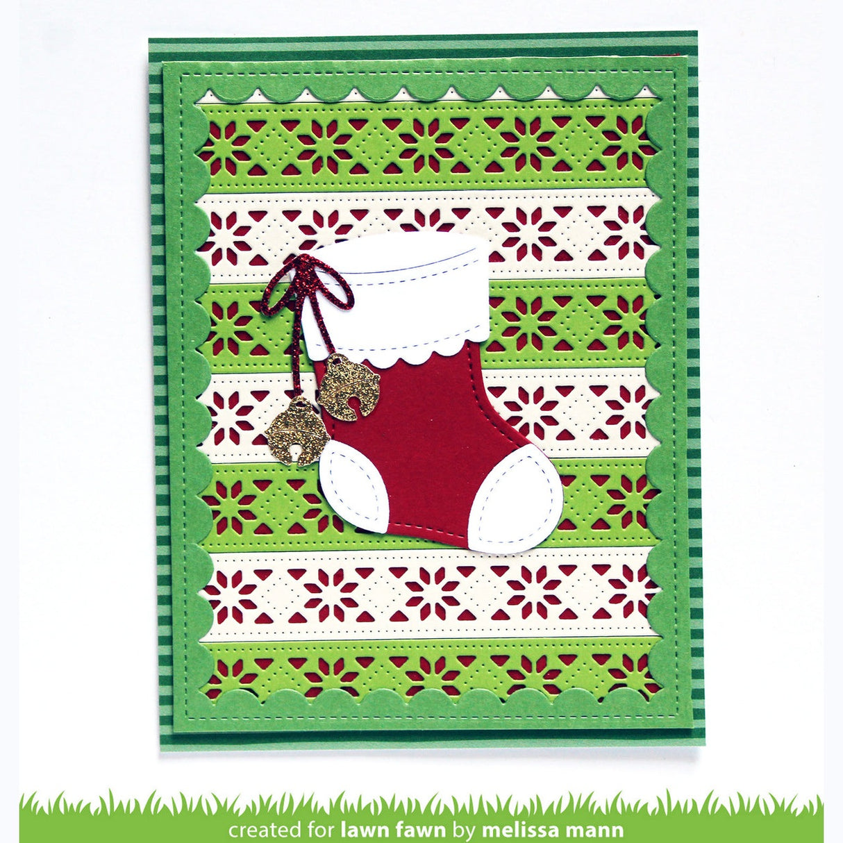 Lawn Fawn nordic snowflake border