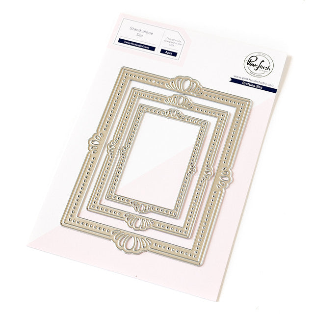 Pinkfresh Studio Fancy Rectangle Frame Die