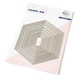 Pinkfresh Studio Nested Hexagons Double Stitch Die