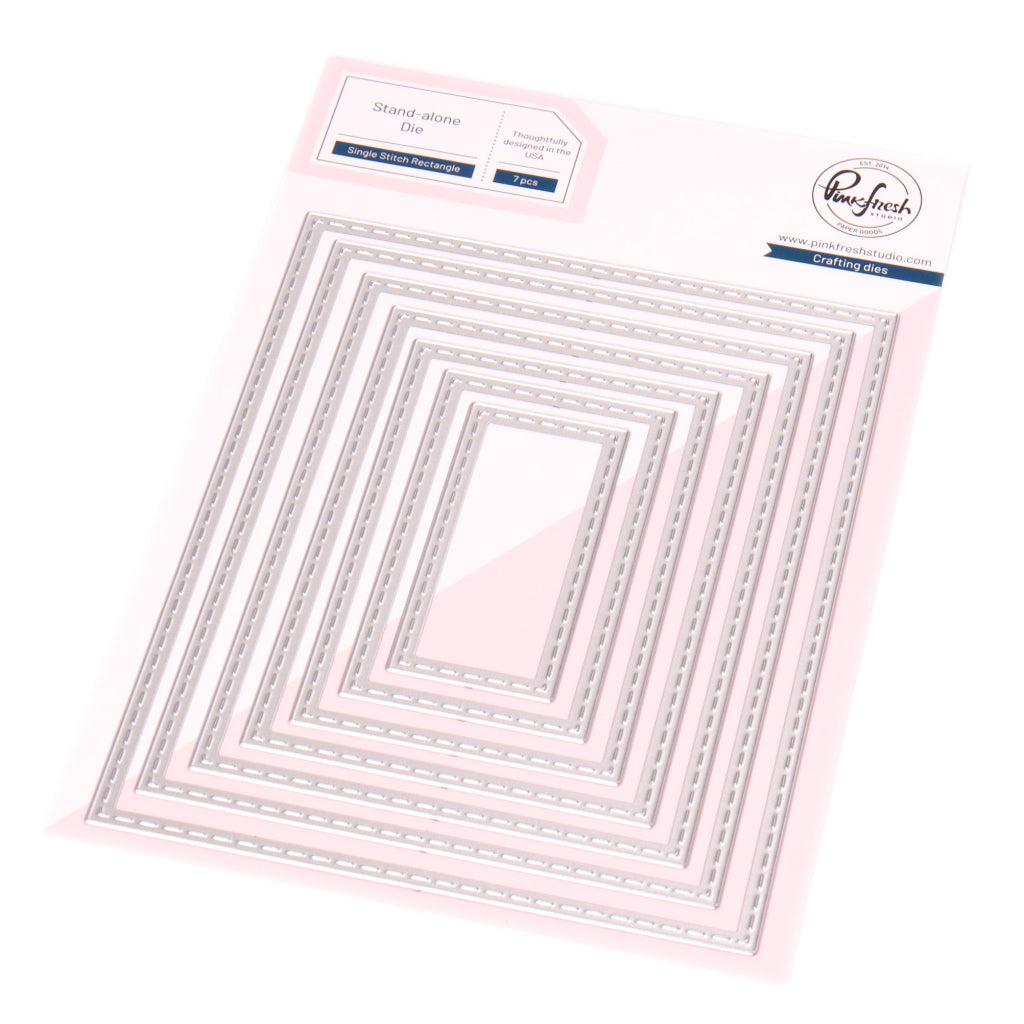 Pinkfresh Studio Essentials: Single Stitch Rectangle die