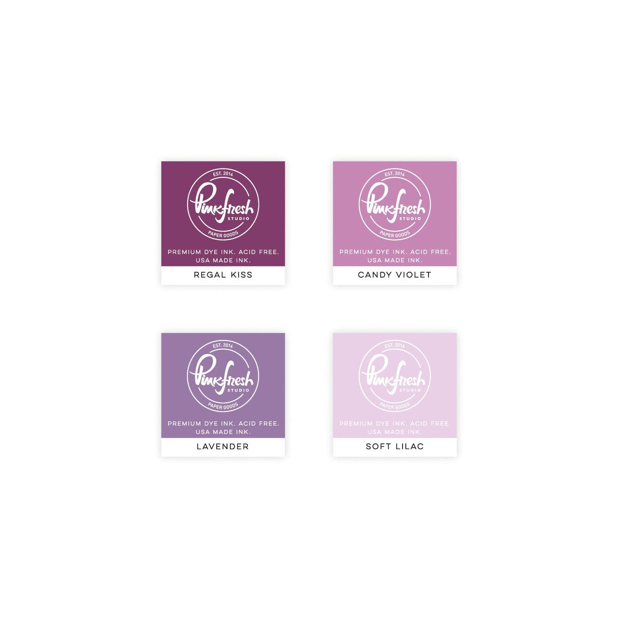 Pinkfresh Studio Premium Dye Ink Cube Pack: Soul of Provence