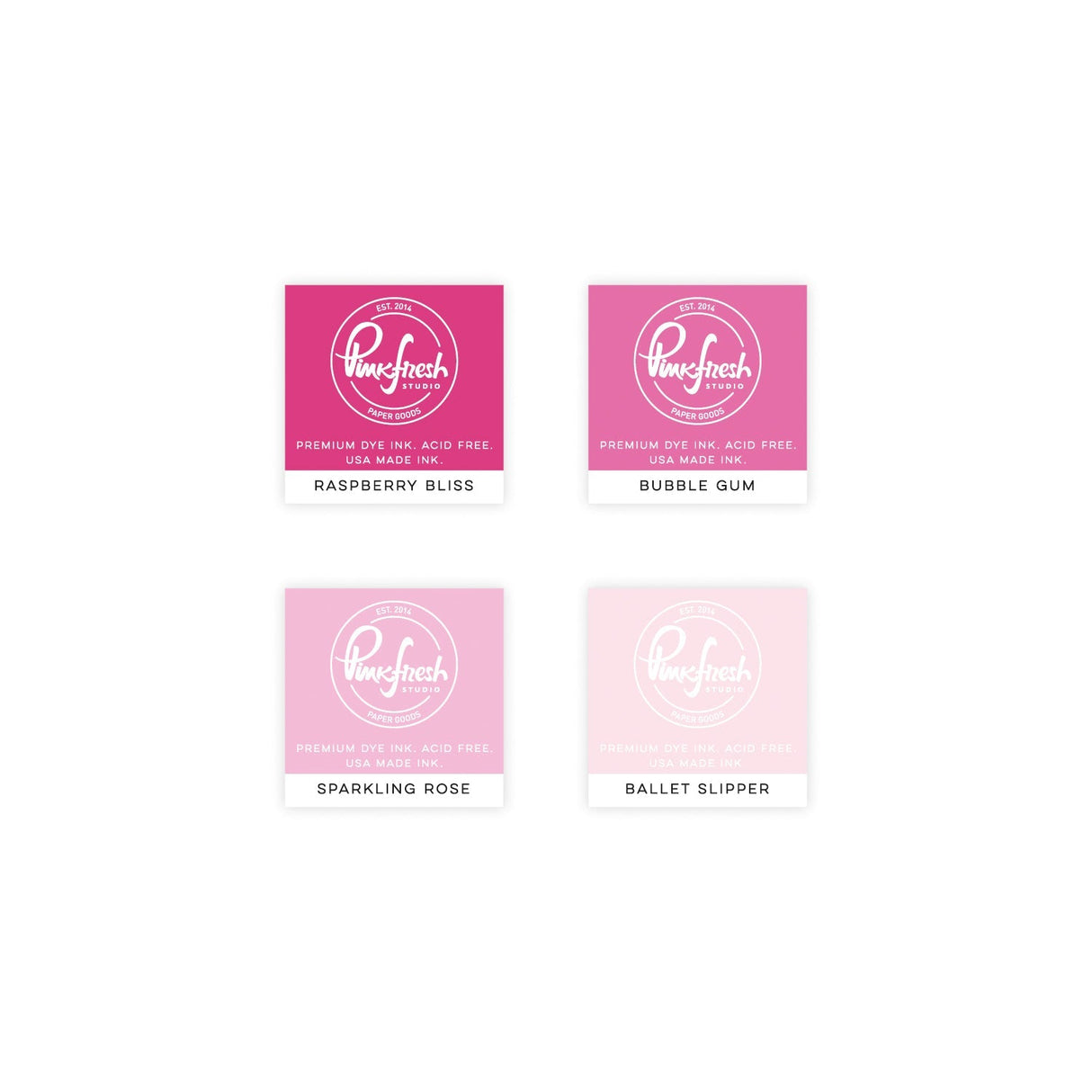 Pinkfresh Studio Premium Dye Ink Cube Pack: Fairy Dust