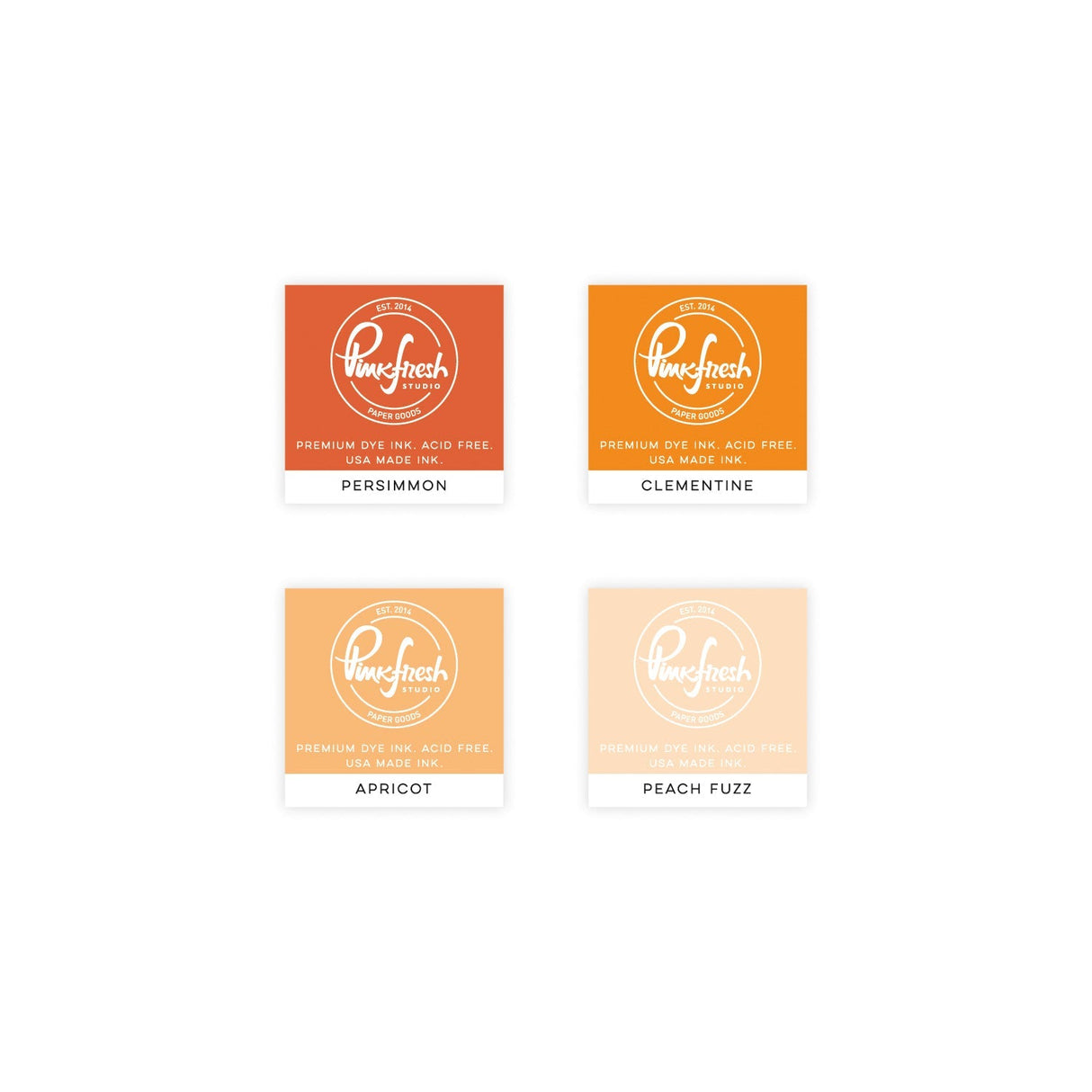 Pinkfresh Studio Premium Dye Ink Cube Pack: Indian Summer