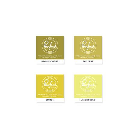 Pinkfresh Studio Premium Dye Ink Cube Pack - Weeping Willow