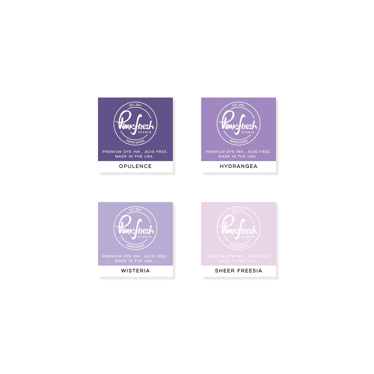 Pinkfresh Studio Premium Dye Ink Cube Pack: Napa Valley