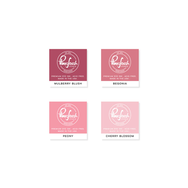 Pinkfresh Studio Premium Dye Ink Cube Pack - Rose Garden