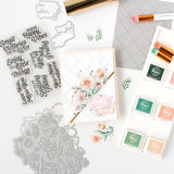 Pinkfresh Studio Happy Vibes Stamp & Die Set Bundle