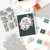 Pinkfresh Studio Happy Vibes Stamp & Die Set Bundle