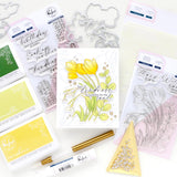 Pinkfresh Studio Timeless Tulips Press Plate