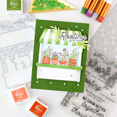 Pinkfresh Studio Bloomlight Stitches coverplate die