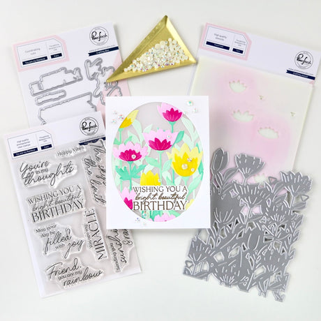 Pinkfresh Studio Essentials: Nested Ovals Double Stitch Die