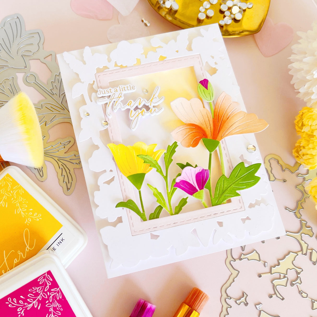 Pinkfresh Studio Garden Medley Press Plate