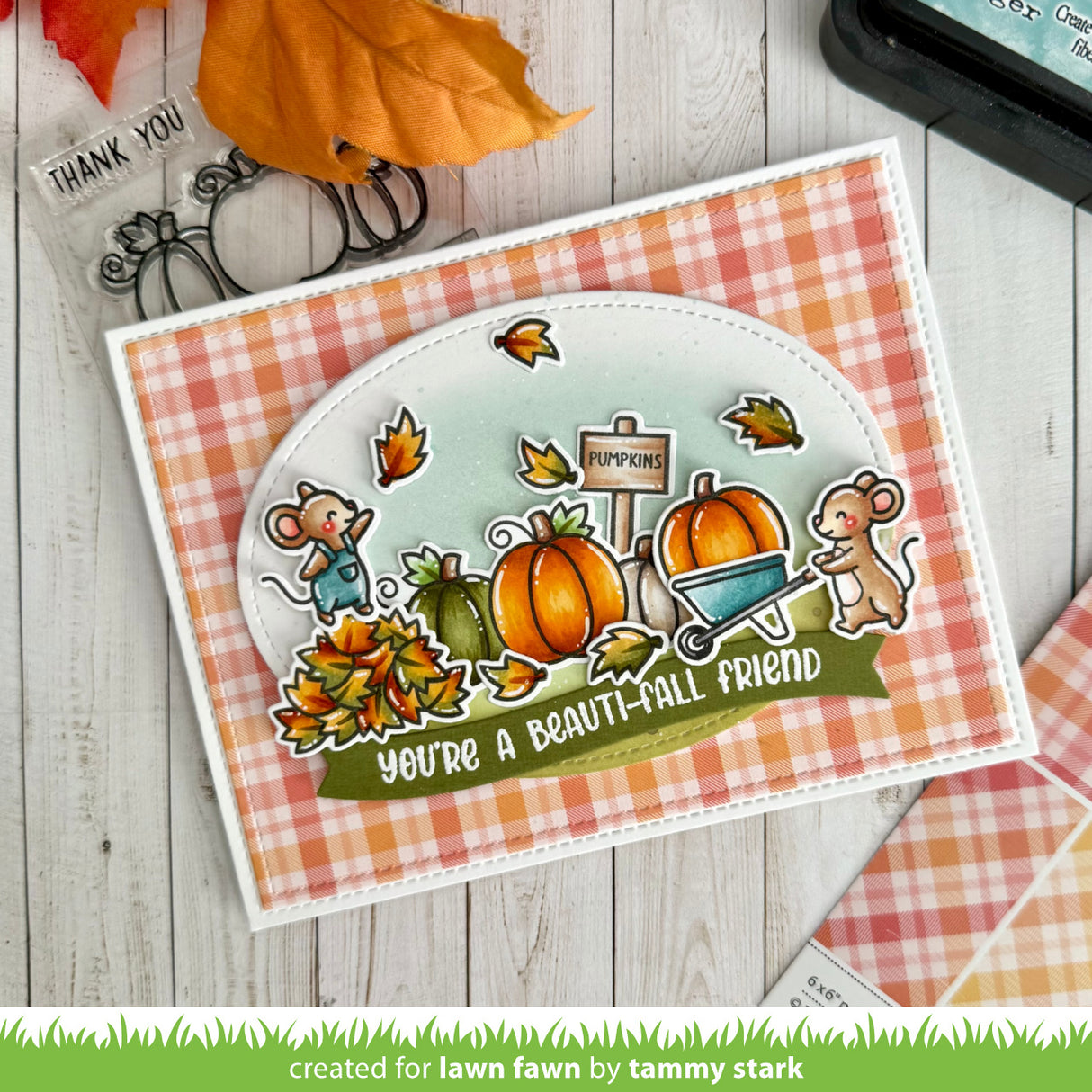 Lawn Fawn pick of the patch add-on Stamp