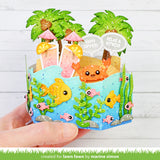 Lawn Fawn platform pop-up palm tree inserts