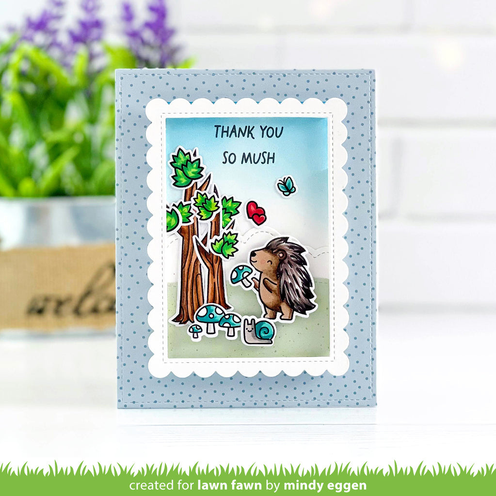 Lawn Fawn Porcu-Pine for You Stamp Set