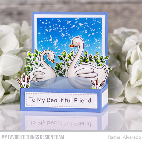 My Favorite Things Tranquil Swans Stamp & Die Set Bundle