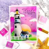 Pinkfresh Studio Guiding Light Stamp Die & Stencil Bundle