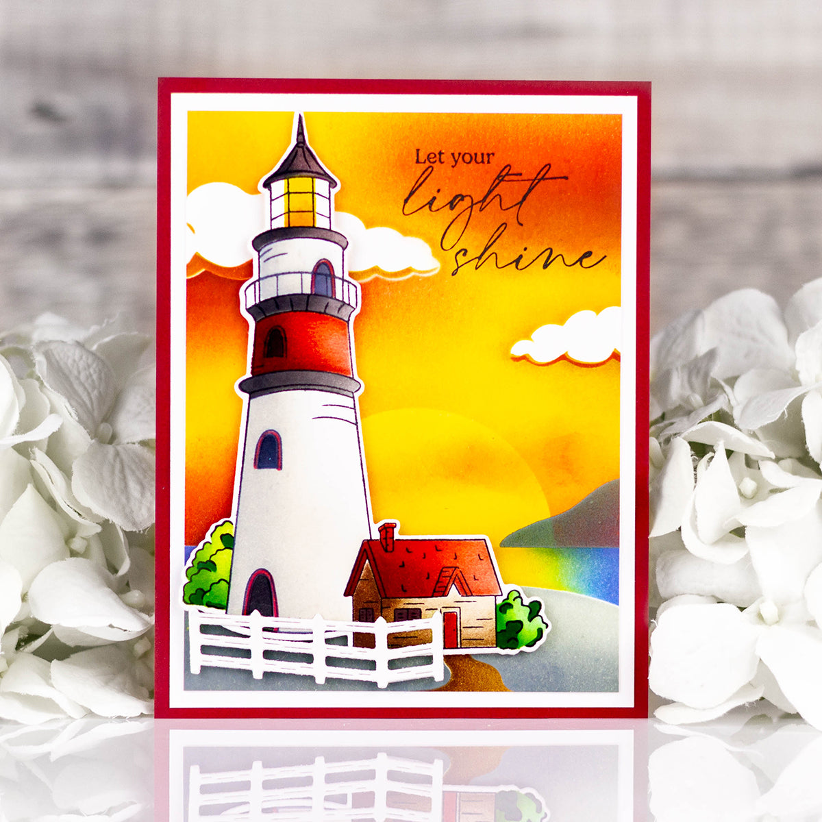Pinkfresh Studio Guiding Light Stamp Die & Stencil Bundle