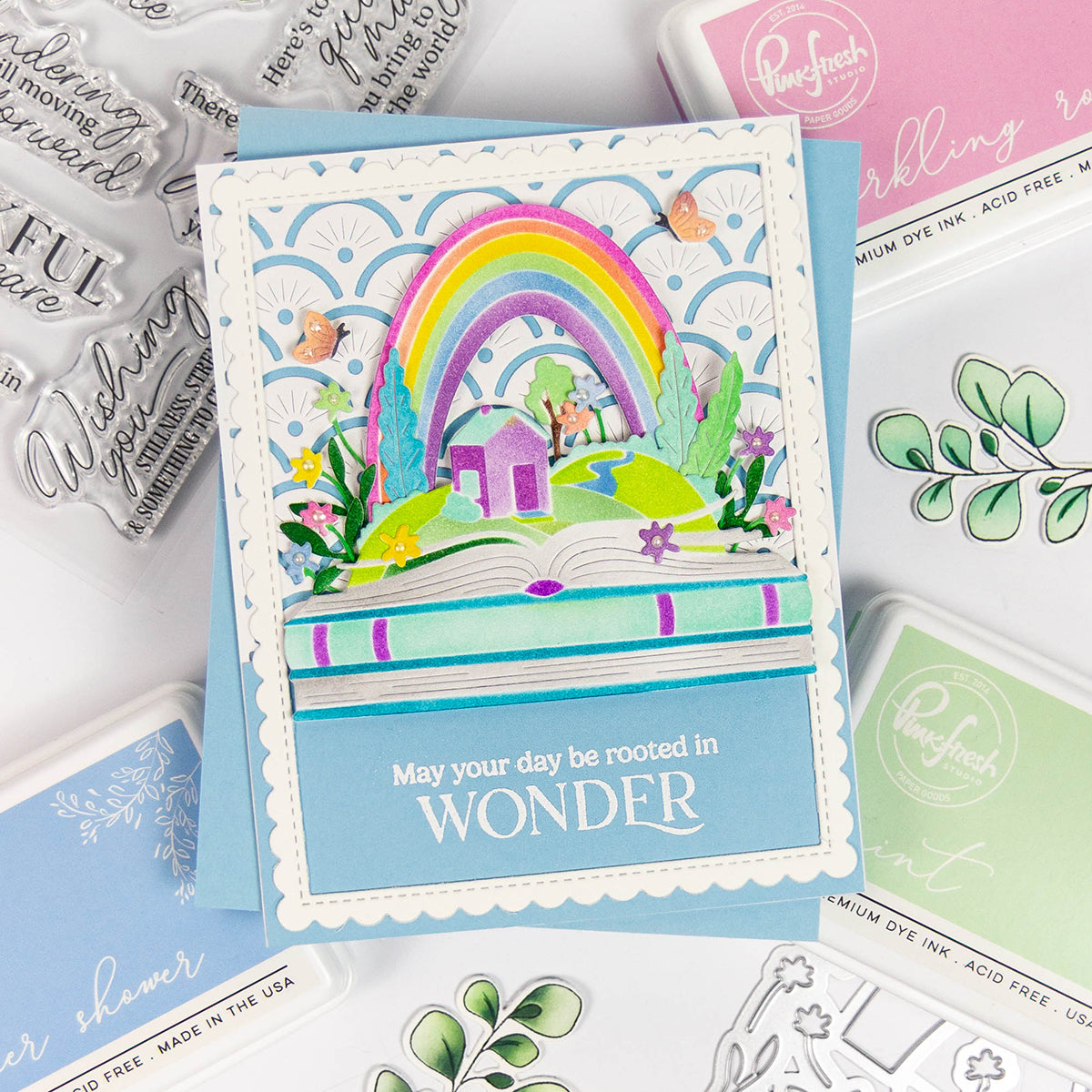 Pinkfresh Studio Scallop Glow coverplate die