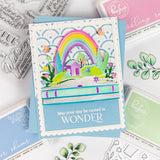 Pinkfresh Studio Scallop Glow coverplate die