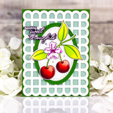 Pinkfresh Studio Scalloped Grid Coverplate Die