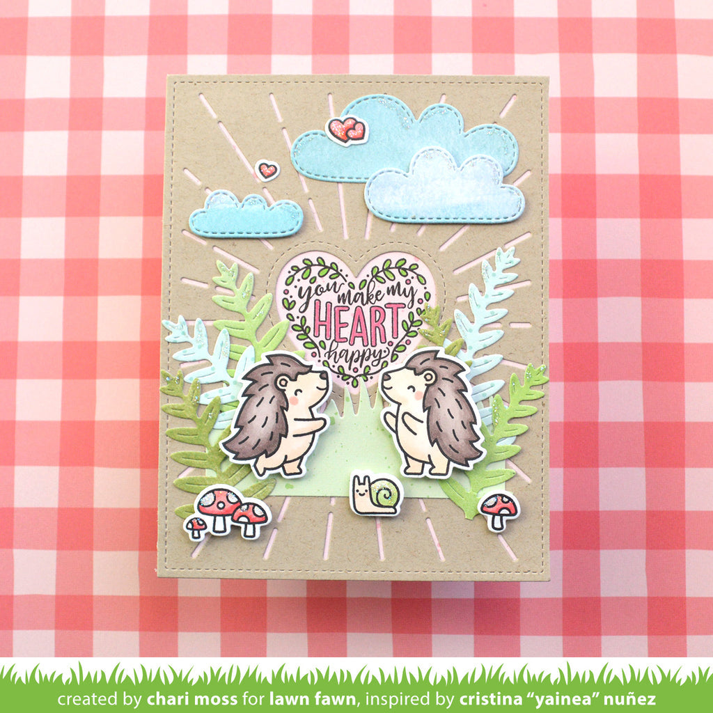 Lawn Fawn Porcu-Pine for You Stamp Set