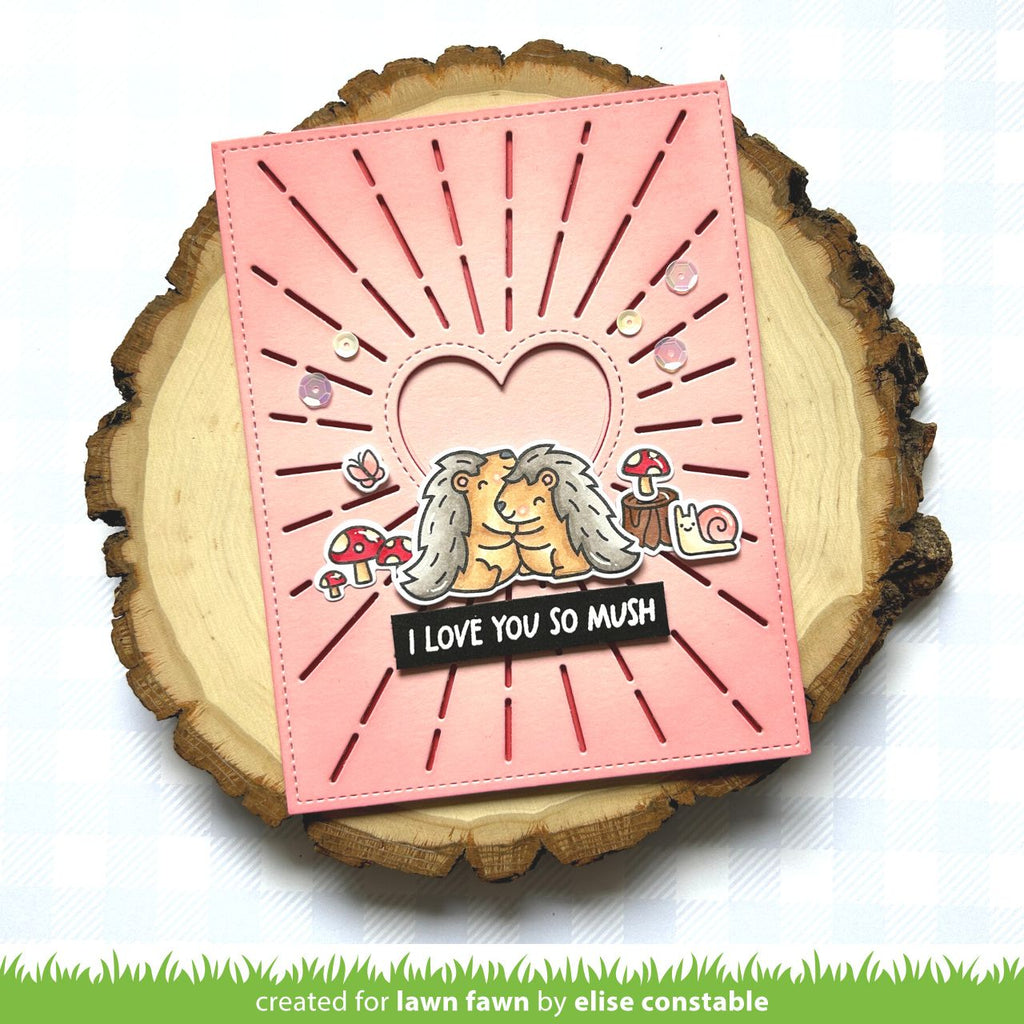 Lawn Fawn Porcu-Pine for You Stamp Set