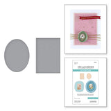 Spellbinders Frame Inserts Etched Dies for Coordinating Wax Seals from the Holiday Magic Collection