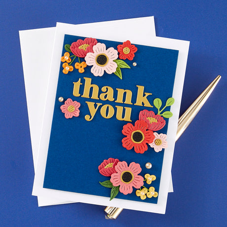 Spellbinders Thank You Etched Dies - Out and About Collection