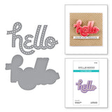 Spellbinders Stitched Hello Etched Dies - Out and About Collection