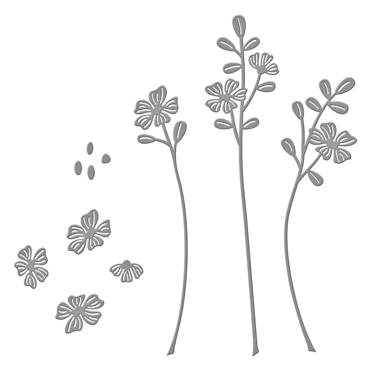 Spellbinders Sealed Blooms Etched Dies - Sealed By Spellbinders Collection