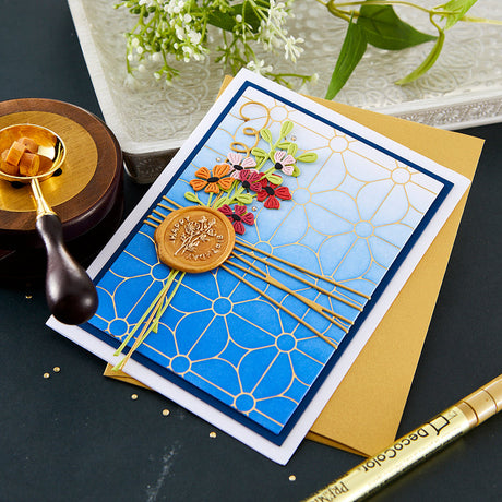 Spellbinders Sealed Blooms Etched Dies - Sealed By Spellbinders Collection