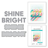 Spellbinders Shine Bright Etched Dies - Shine Bright Collection by Carissa Wiley