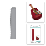 Spellbinders Majestic Guitar Box Side Panels Etched Dies from the Bibi's Musical Notes Collection by Bibi Cameron