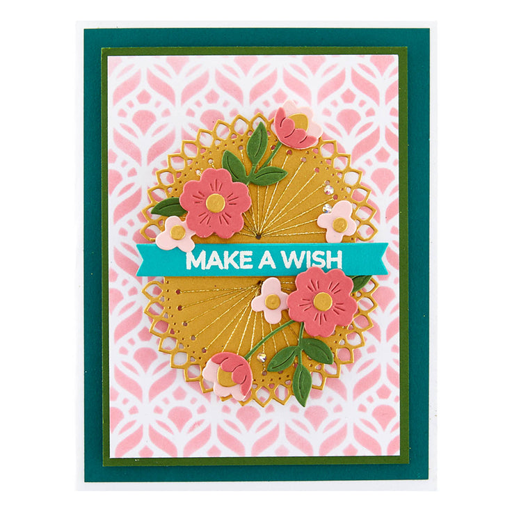 Spellbinders Stitched Kaleidoscope Arch Etched Dies - Kaleidoscope Arch Collection
