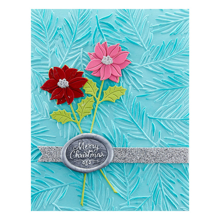 Spellbinders Sealed Christmas Sprigs Etched Dies - Sealed for Christmas Collection