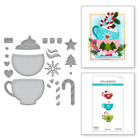 Spellbinders Merry Mug Creations Etched Dies - Merry Mug & Circle Delights Collection - Nichol Spohr