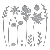 Spellbinders Autumn Sealed Sprigs Etched Dies - Serenade of Autumn Collection