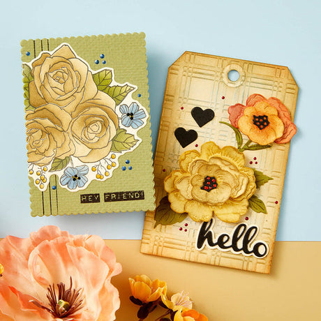 Spellbinders Garden Party Clear Stamp & Die Set - From the Garden Collection by Wendy Vecchi
